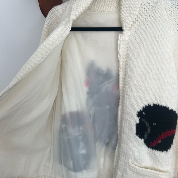 Crochet Knit "Motorcycle" Jacket - Picture 2 of 3